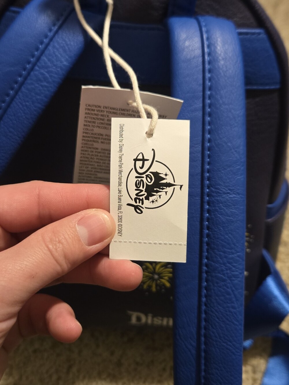 NWT Loungefly x Disney Parks Disneyland Castle with Fireworks Backpack - Picture 7 of 7